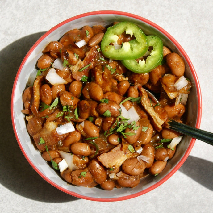 Birria & Bacon Pinto Beans