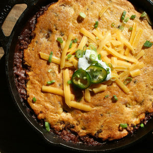 skillet chili cornbread