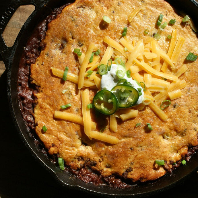 Chili Cornbread Skillet