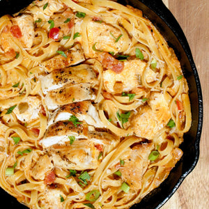 creole chicken creamy pasta