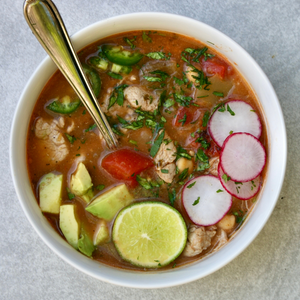 green chile pozole