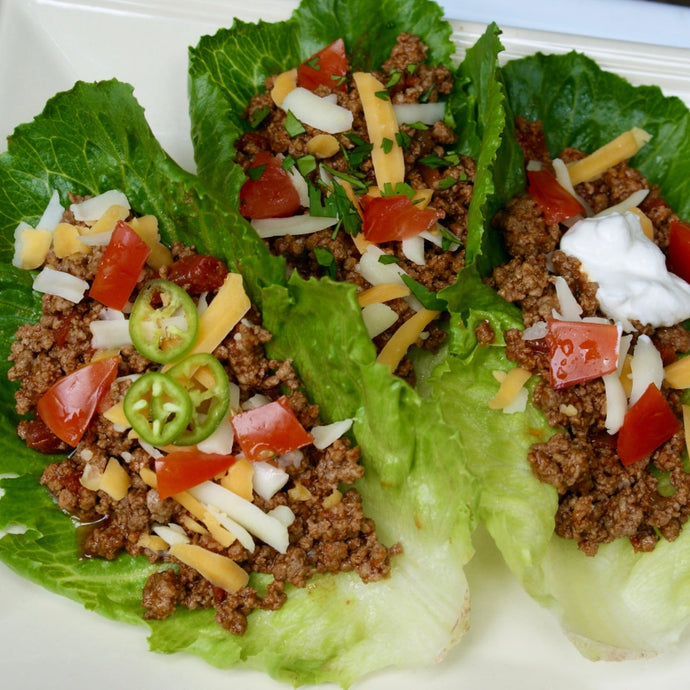 Tex-Mex Chili Lettuce Wraps