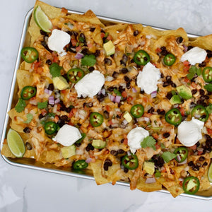 chicken enchilada nachos