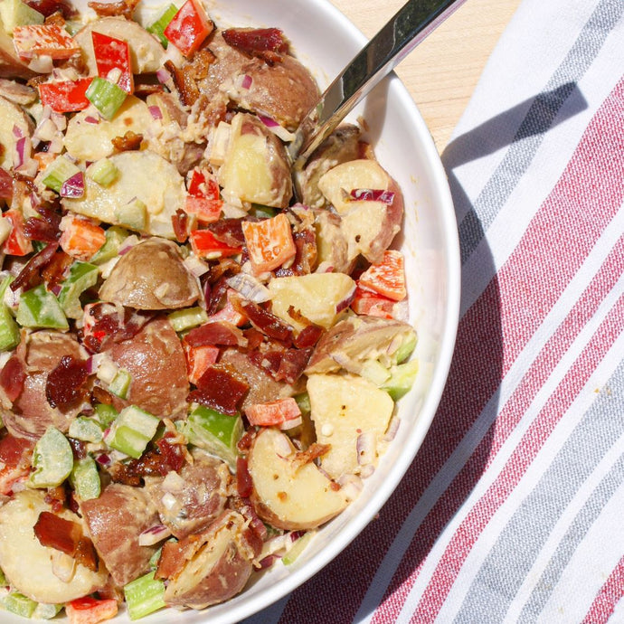 Garlic & Molasses Potato Salad