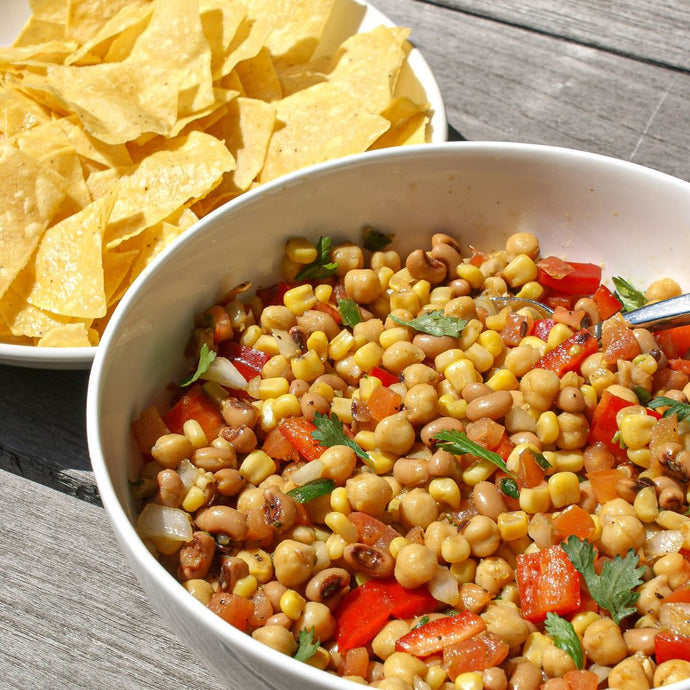 Savory Black-Eyed Pea and Corn Salad