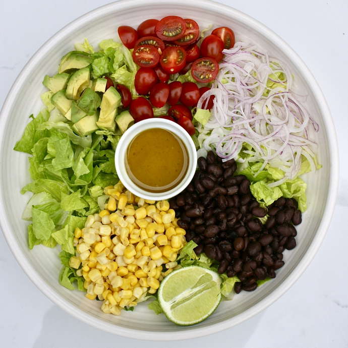 Chopped Mexican Salad with Hatch Chile Vinaigrette