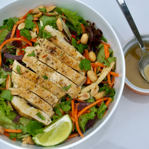 Honey lime salad with chicken