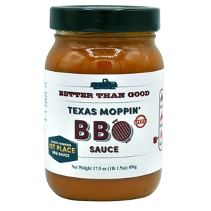 jar of texas moppin' bbq sauce
